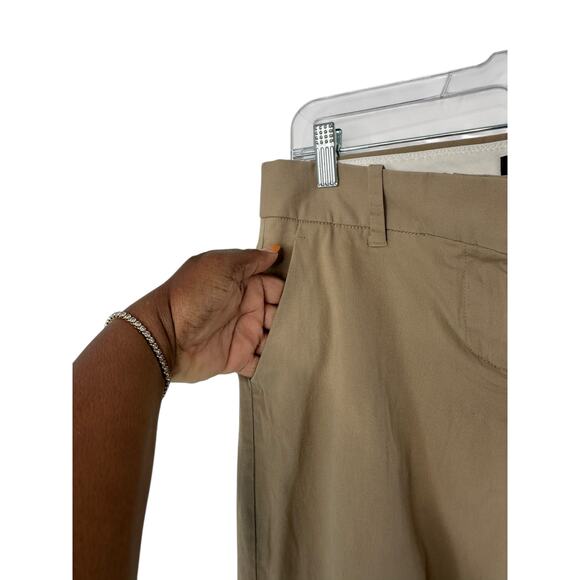 J.Crew City Fit Pants Tank Khaki Stretch Boot Cut Office Work Career Size 2S - Picture 5 of 9